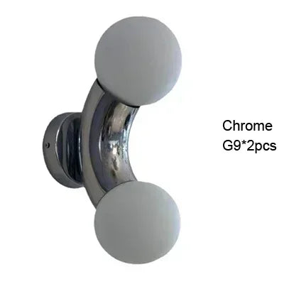 Modern Creative Lighting Design Rainbow Wall Light Childern's Room Kindergarten Asile Bedroom Bathroom Glass Ball Wall Lamp