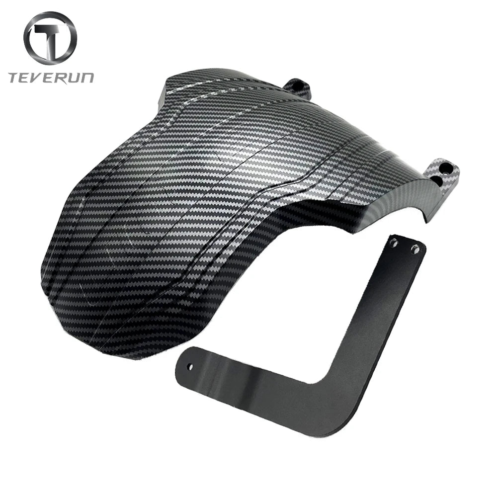 Original Teverun Fighter 7260R Carbon Fiber Pattern Mudguard for 13inch Teverun 7260R for Teverun 7260R Fenders E-Scooter Part