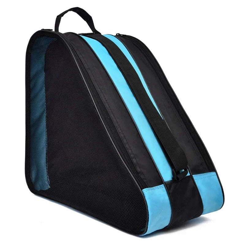 Portable Roller Skates Bag Ice Skating Shoes Cover Large Capacity Breathable Kids Inline Skates Storage Bag Skating Shoes Bags