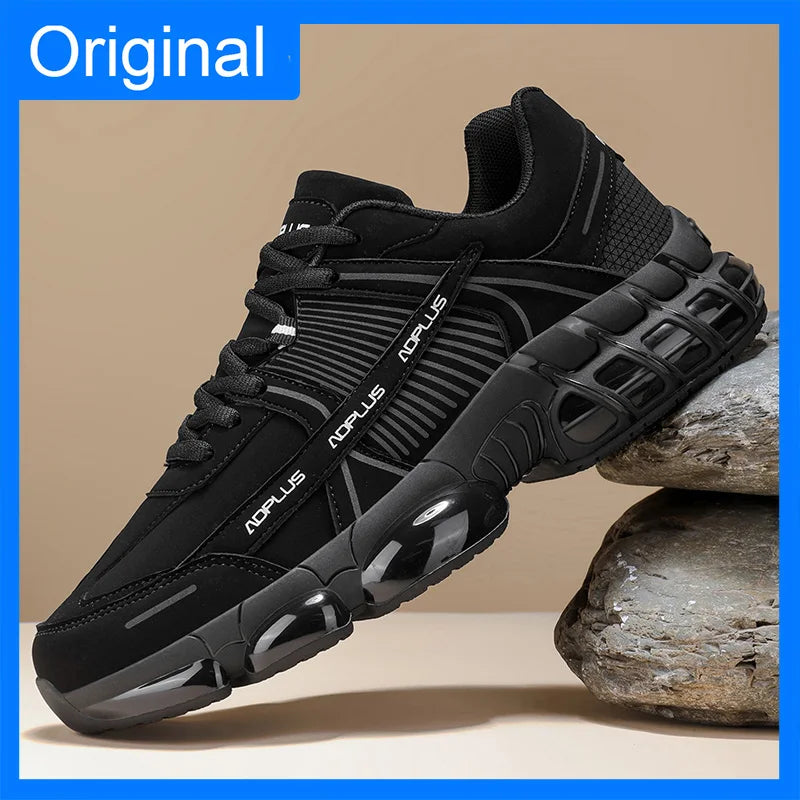 Men Sports Shoes Light Anti Slip Rebound Flat Bottom Outdoor Walking Leisure Shoes Autumn Fashion Versatile Running Shoes