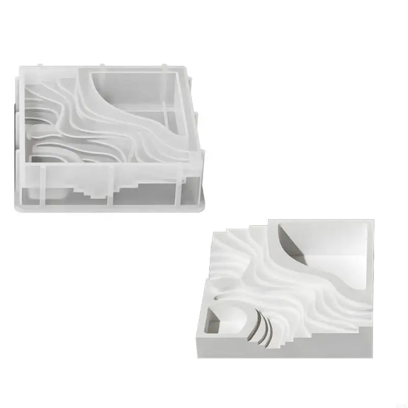 terraced planter silicone mold terraced mold for diy crafts home decors flower pot silicone molds cement planters gypsum pen