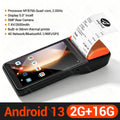 Android 13 Handheld Terminal POS PDA Printer All in one Portable 58mm Thermal Receipt Printer 4G Bluetooth Ticket Bill POS PDA