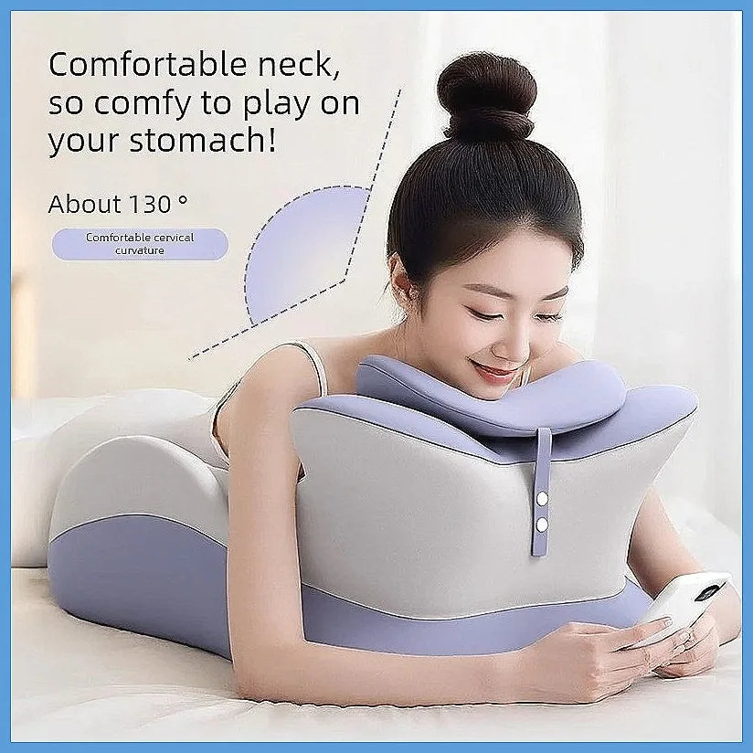 Memory Foam Bed Wedge Pillow Anti Snoring Acid Reflux Relief Neck Back Leg Pain Support for Reading Sleeping Post
