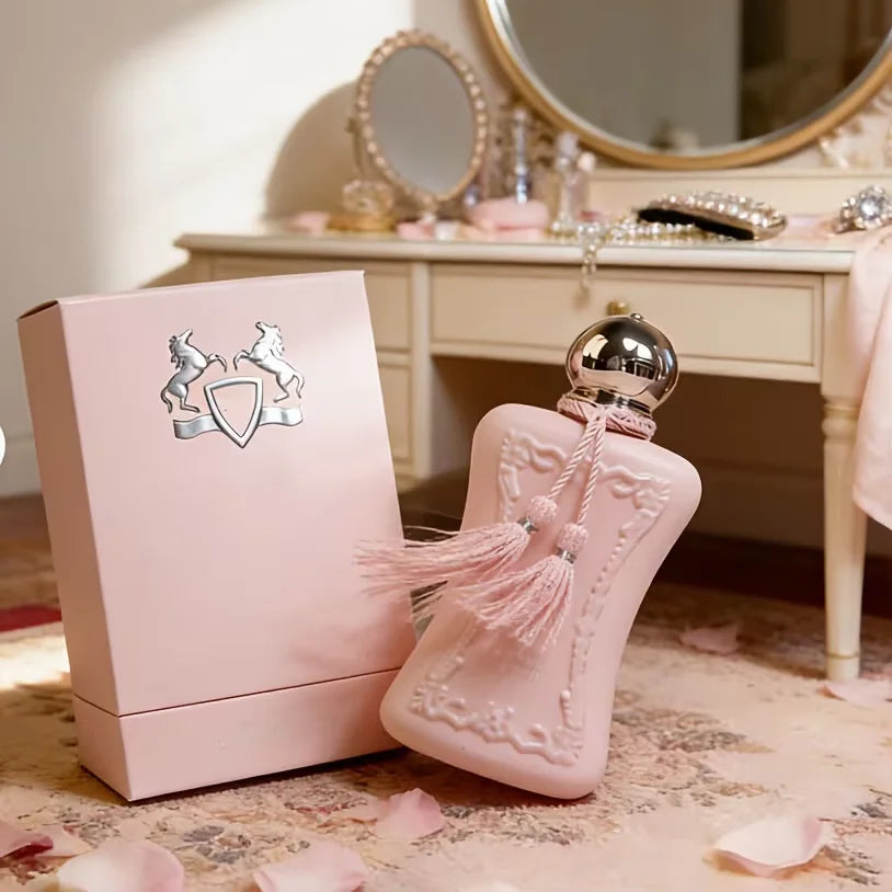 Delina Exclusive Rich Upgraded Luxury Edition Oriental Floral Fragrance Women's Fragrance 75ml, long-lasting sweet fragrance, elegant and unique fragrance, suitable for any venue