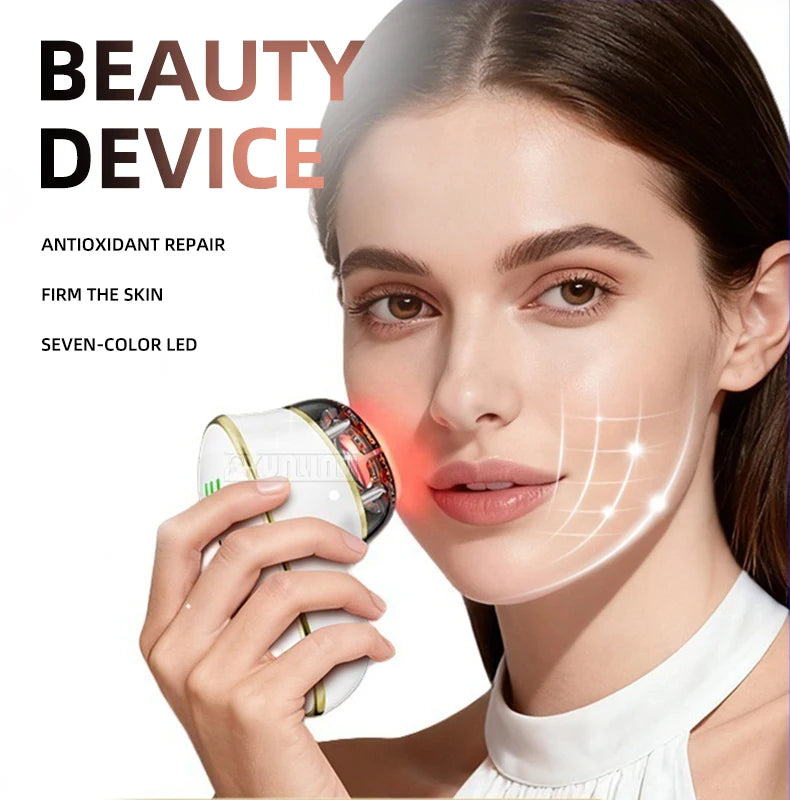 Variable Frequency Colored Light Micro-Current Introduction Massage Device for Relaxation And Skin Care