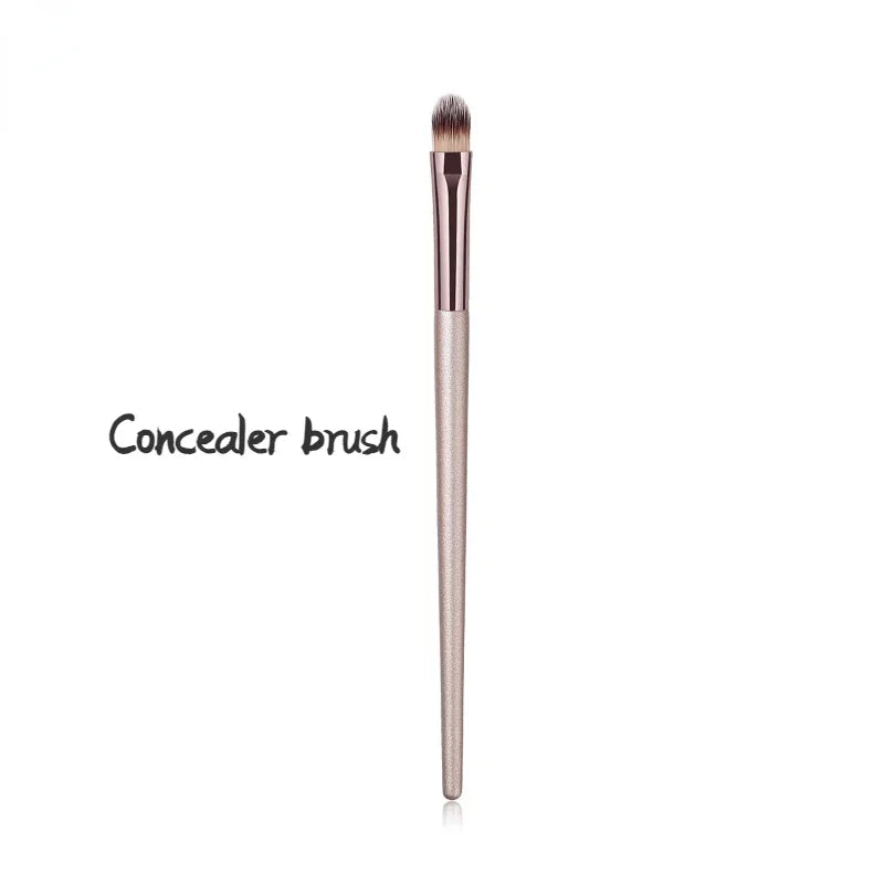 Champagne Colored Makeup Brushes Eye Shadow Eye Dark Circle Concealer Blending Cosmetic Brush Soft Brush for Women Makeup Tools