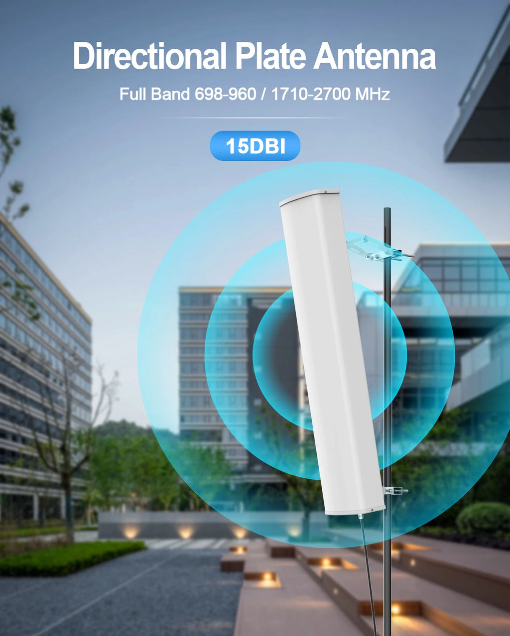 15dbi Outdoor Antenna For Cell Phone Repeater Rural Area 2G 3G 4G Cellular Network Amplifier Antenna 698-2700mhz Panel  Anten