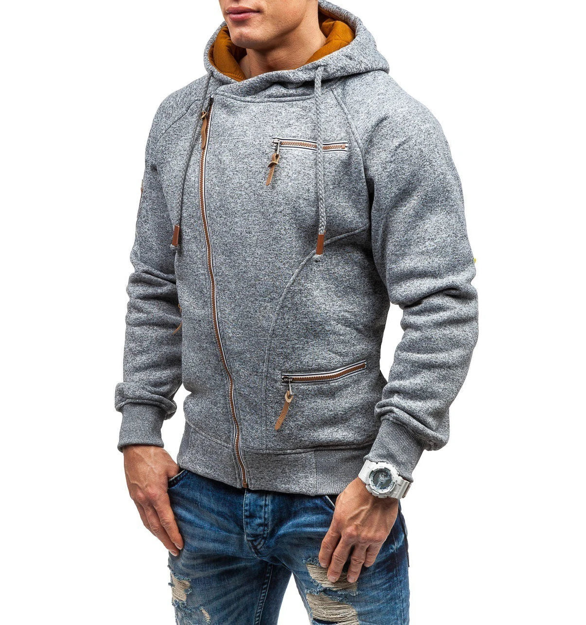MRMT 2026 Brand New Men's Hoodies Sweatshirts Side Zipper Men Hoody Pullover For Male Cationic Floral Man Hoodie Sweatshirt