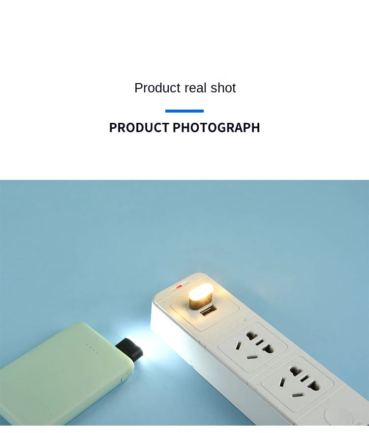 Mini LED Car Light Auto Interior Atmosphere USB Light Decor Plug And Play Lamp Emergency Lighting PC Auto Products