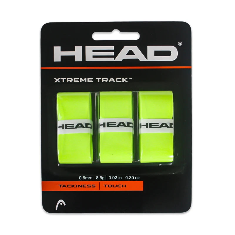 3pcs HEAD Tennis Racket Overgrip Sweat Band Absorption Grip PU Badminton Racket Handle Grip Tennis Griptape Padel Racket Grip