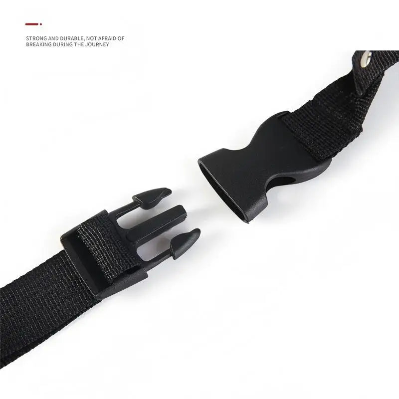 Homefish Portable Airplane Foot Hammock Adjustable Travel Flight Carry On Office Under Desk Foot Rest Black