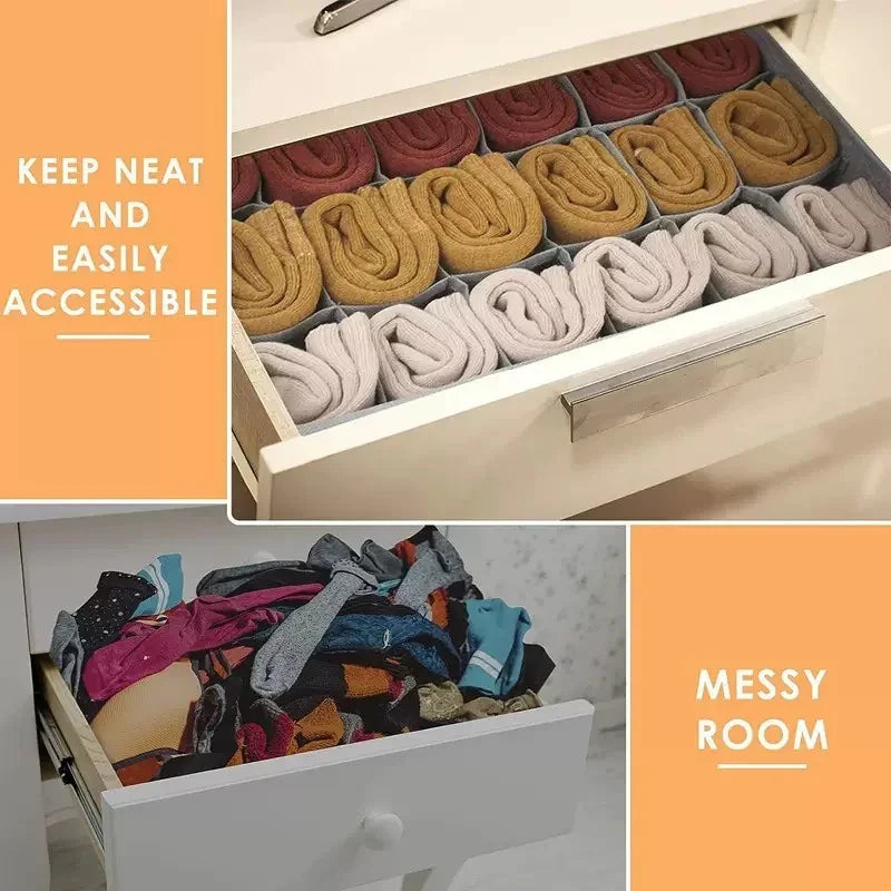 Underwear Organizers Of Cabinets And Drawers Wardrobe Clothes Bra Organizer For Underwear Socks Pants Home Foldable Storage Box
