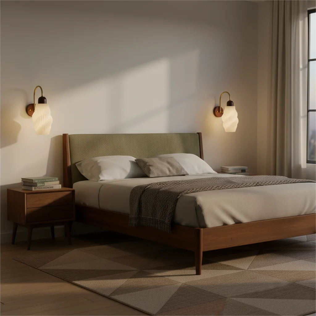 LED Wall Lamp Livingroom Bedroom Modern Simple Crative Light Fixture Home Lighting PVC lampshade Modern Sconce  Wall Lamp
