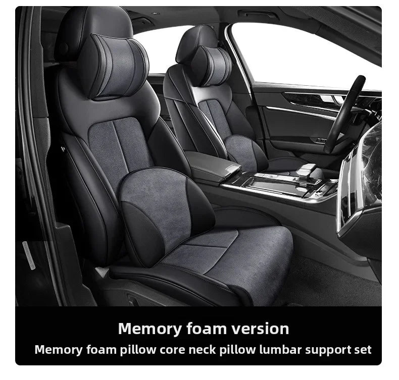 Custom Fit Full Luxury Car Seat Cover Car SUV Full Seat Set Perforated Genuine Leather for Various Models Contact Seller JJ208