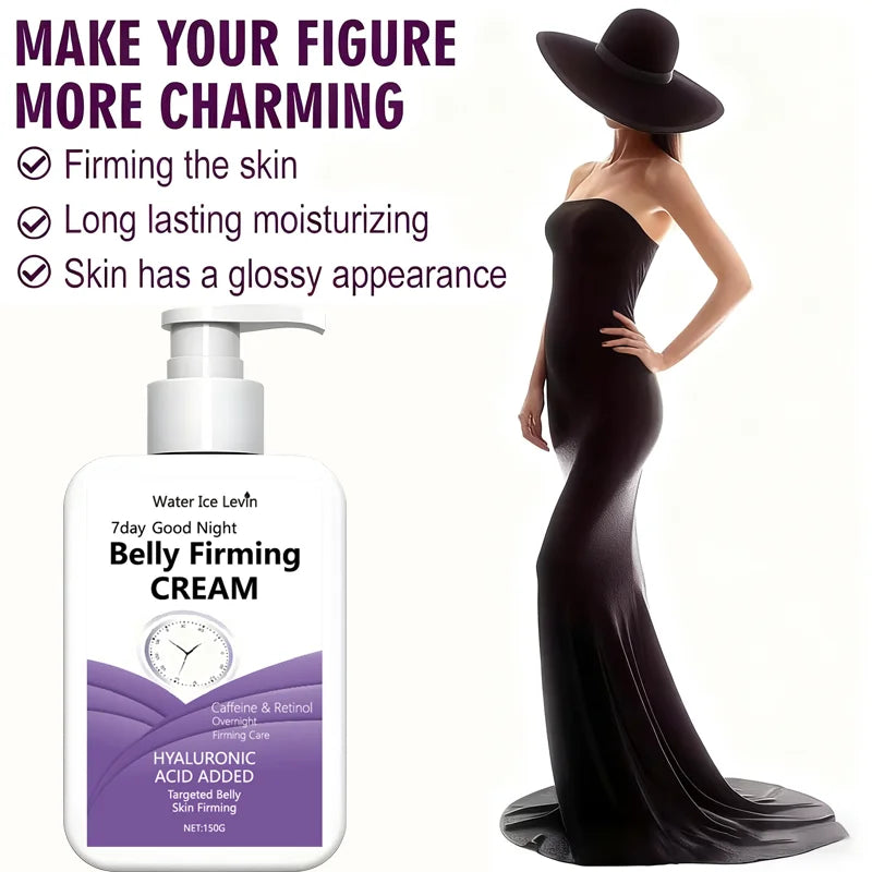 7-Day Good Night Belly Firming Cream with Caffeine & Retinol - Overnight Targeted Firming Care