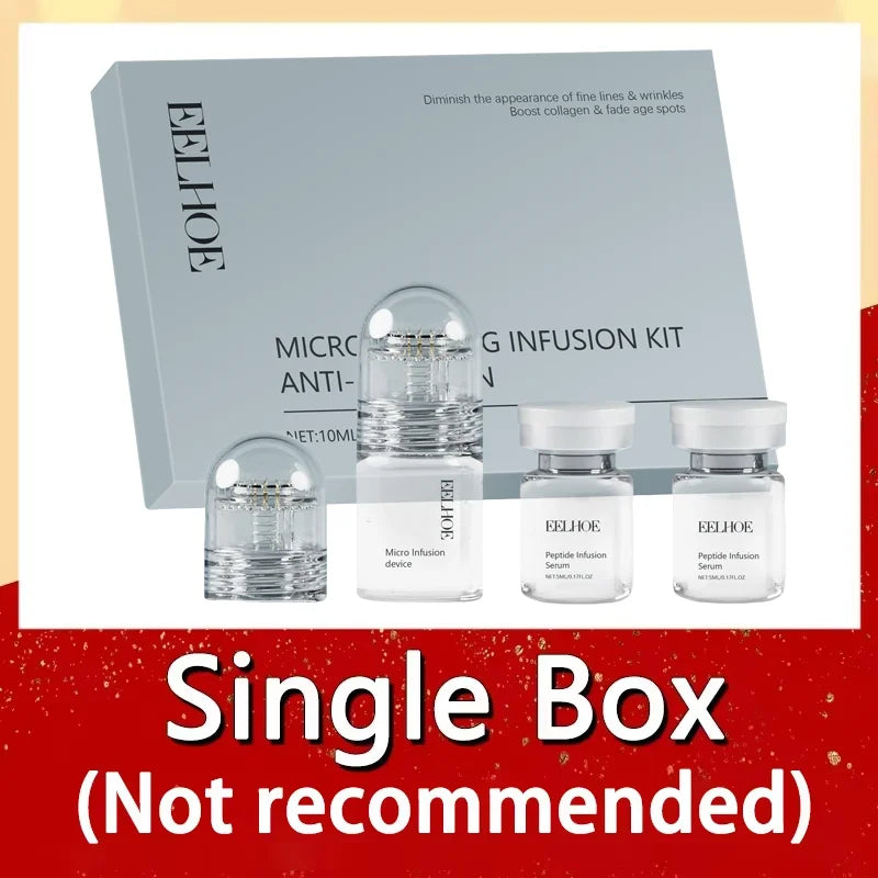 Collagen Anti-Wrinkle Essence Kit Hydrating Firming Pore-Cleaning Anti-Aging Facial Serum Set.
