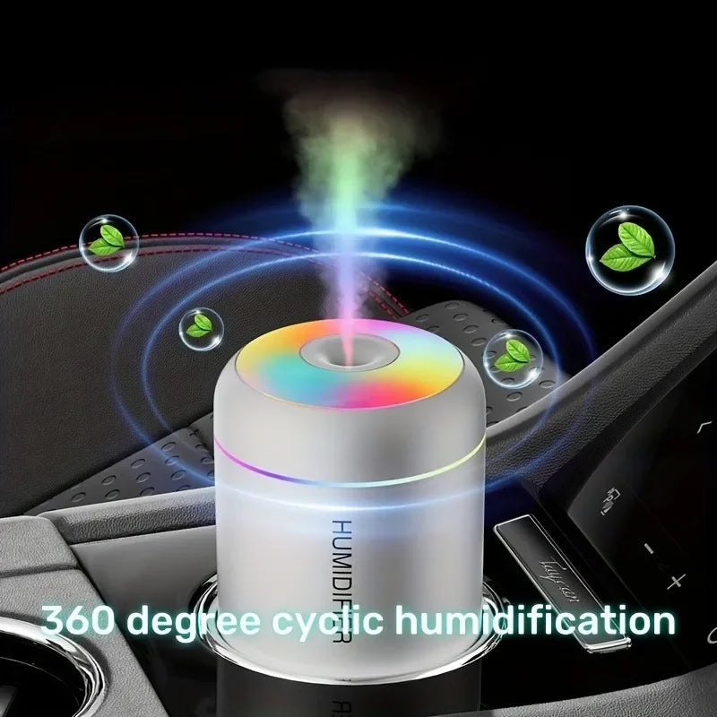 Portable Mini Air Humidifier USB Electric Aroma Diffuser Essential Oil Purifier Aromatherapy Mist Maker Lights for Car Home