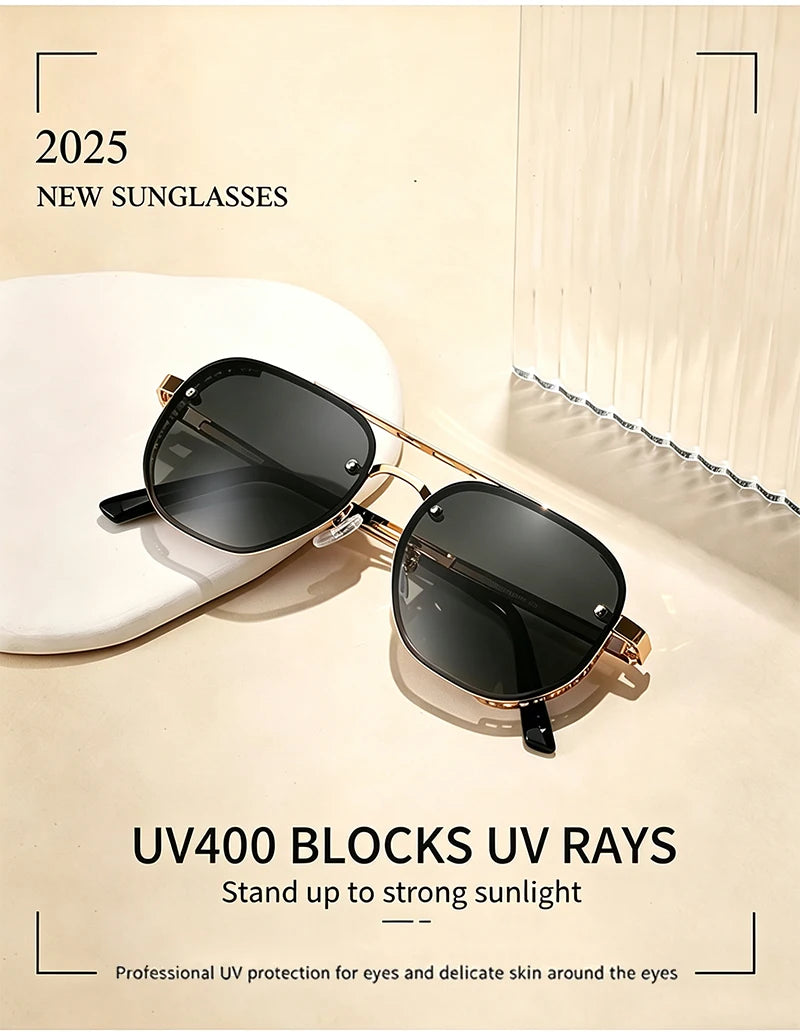 Fashionable New Style Sunglasses Trendy Outdoor Sun Protection Travel Glasses High-end Sun-shading Glasses8820