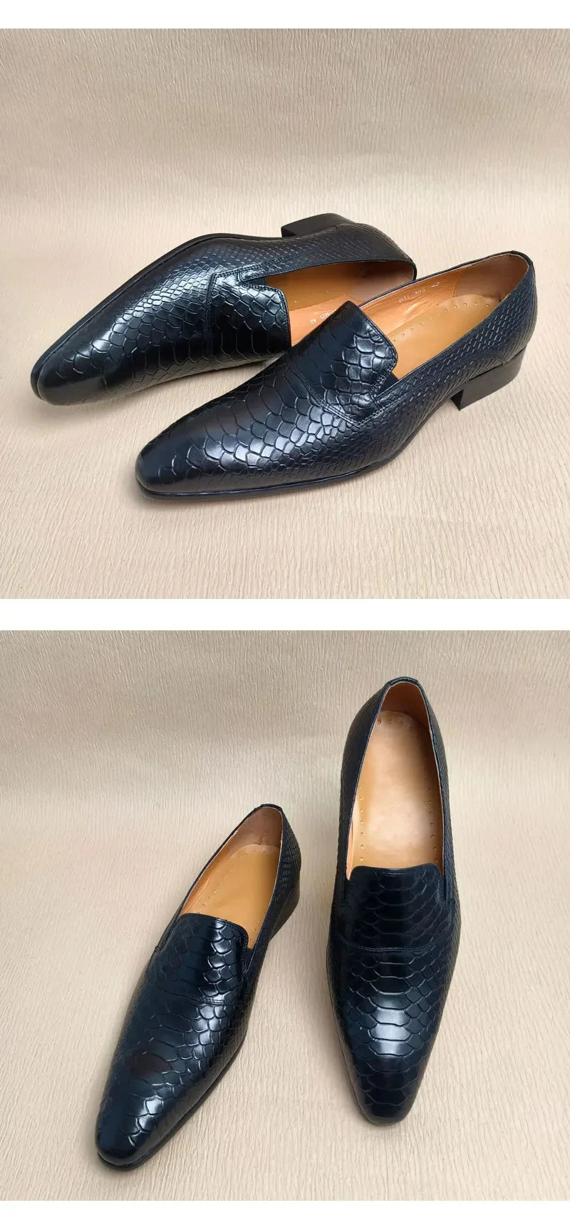 Classic Loafers Men Shoes Genuine Cowhide Leather Casual Office Shoe Original Design Spring Autumn Luxury Footwear Good Quality