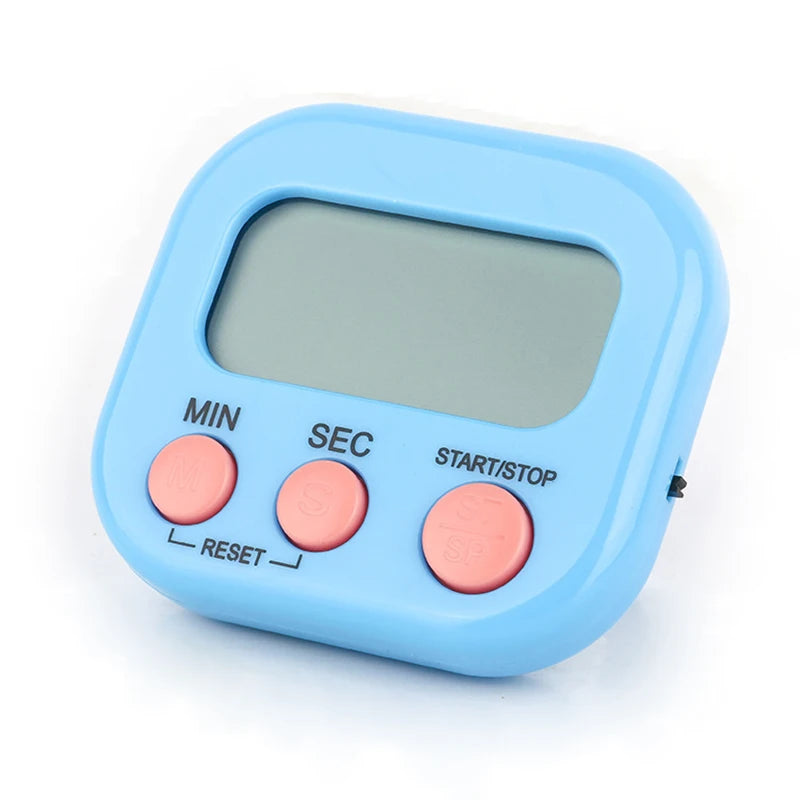 Digital Kitchen Timer for 99 Minutes Cooking Countdown with Magnetic Tool Timing Cook Friendly Alarm Clock Counter with Stand