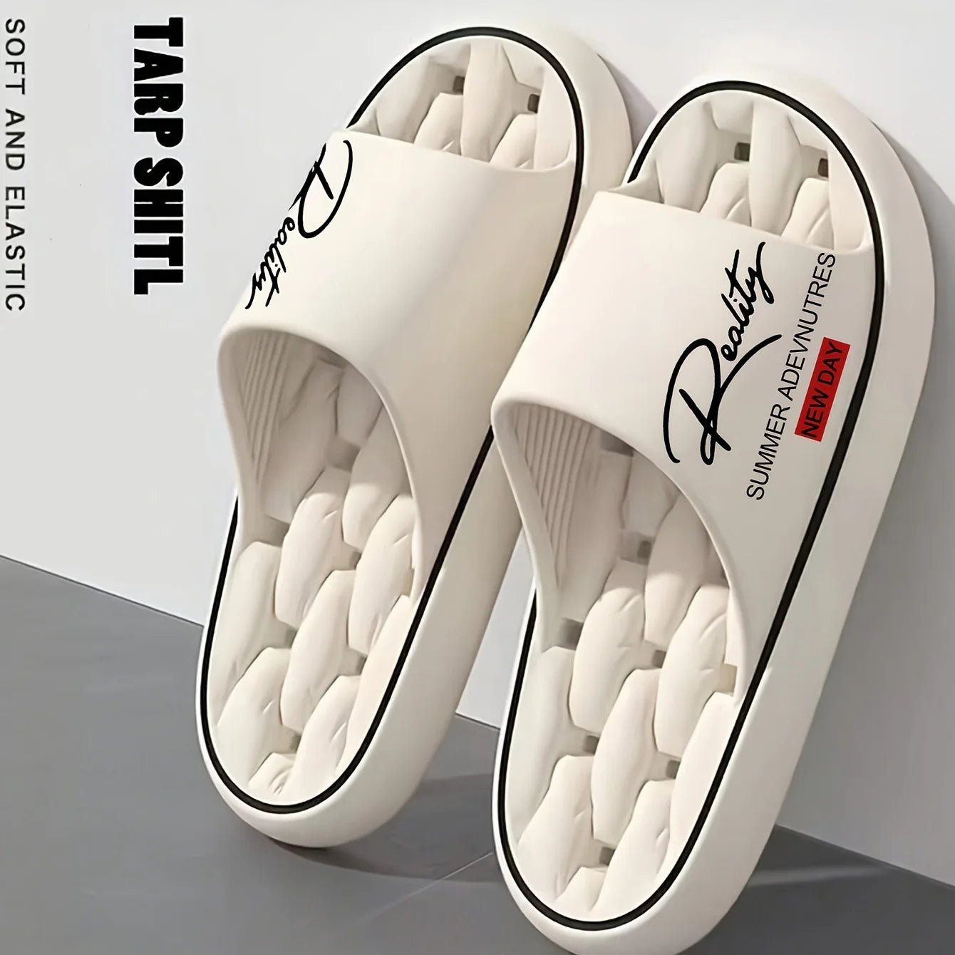 Summer innovative design EVA men's shoes, soft and lightweight home slippers, suitable for indoor and outdoor leisure activities