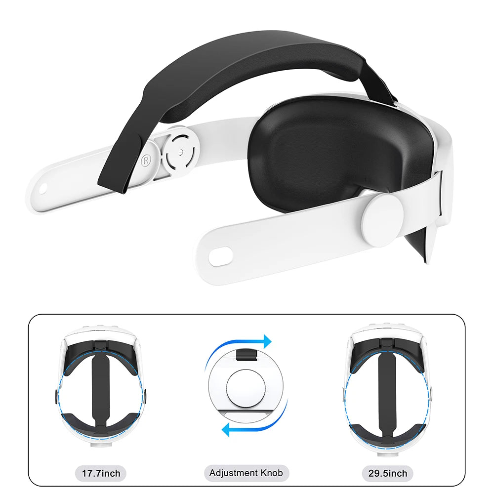 HUANDAI Design For Meta Quest 3/Oculus Quest 3 Elite Strap Adjustable Head Strap