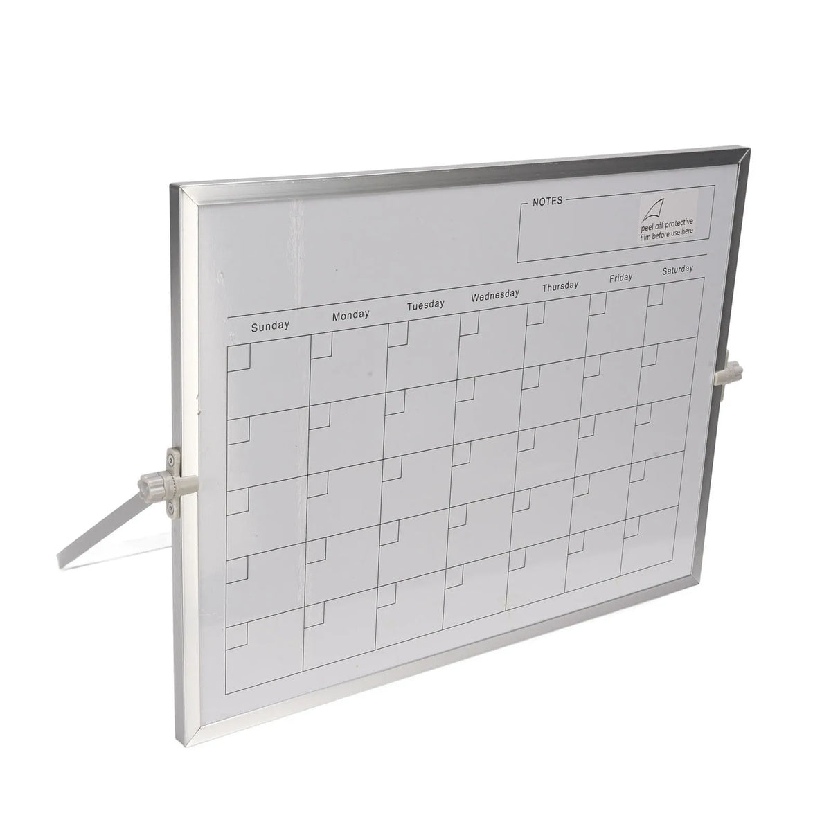 Calendar Whiteboard Dry Erase Calendar 30x40cm Double Sided Magnetic Desktop White Board Calendar Monthly Planner with Stand