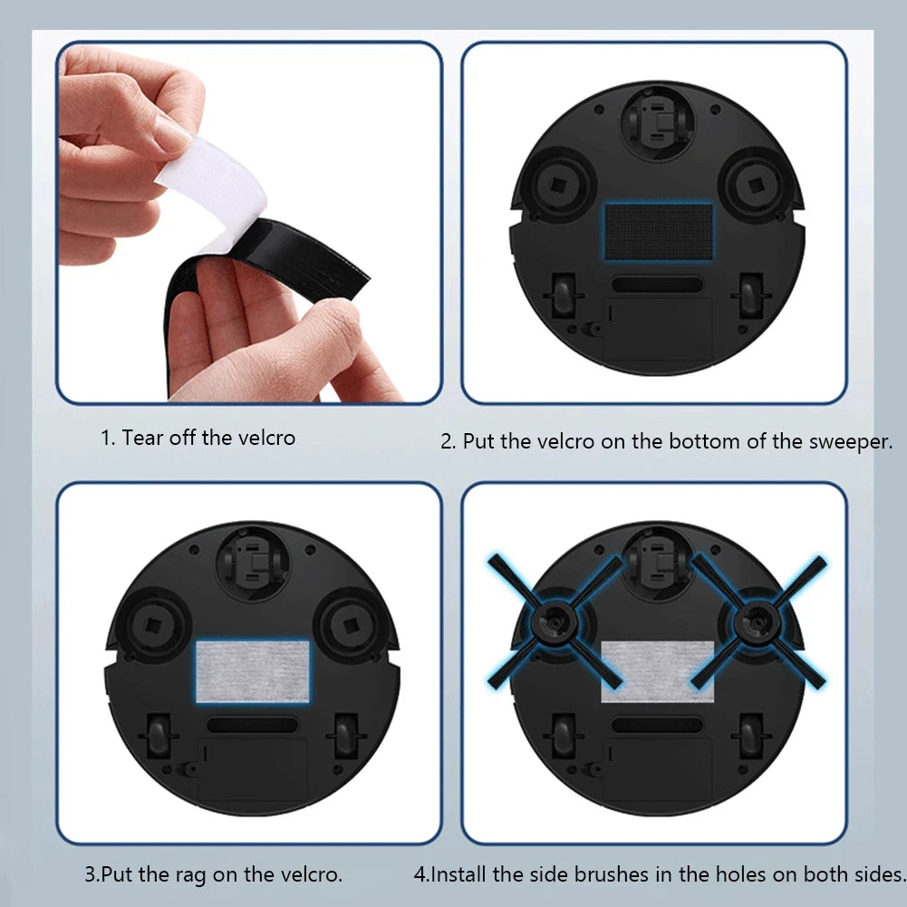 Lenovo 3 in 1 Sweeping Robot Vacuum Cleaner Mopping Smart Home USB Rechargeable Vacuum Mop Robot Sweep Floor Robot for Home