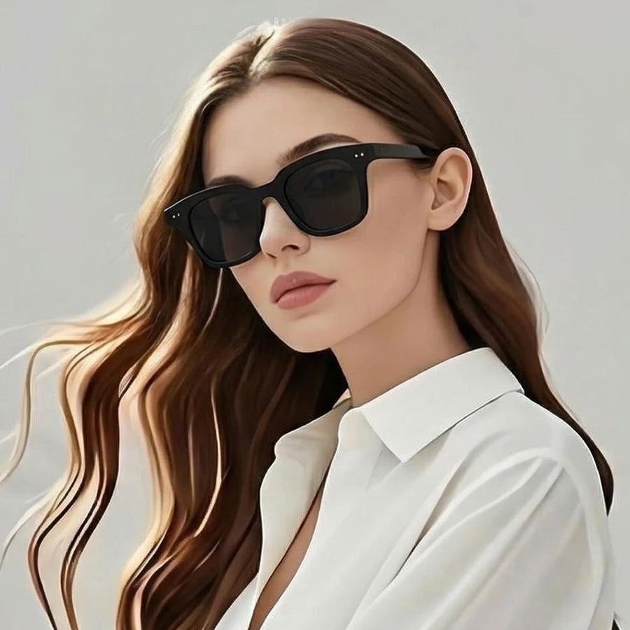 Vintage Square Sunglasses Men Women Luxury Brand Designer Rectangle Sun Glasses Fashion Men Sun Glasses Oculus Christmas