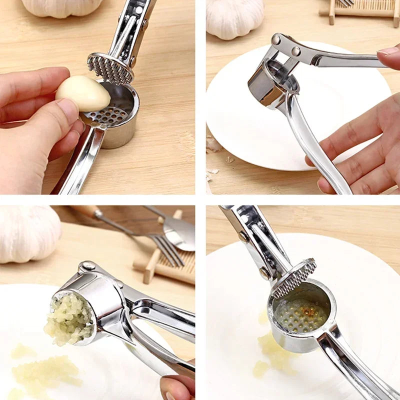 Kitchen Helper Gadgets Useful Professional Garlic Kosh High Quality Smooth Crushing Easy Clean Handle Vegetable Fruit Crusher
