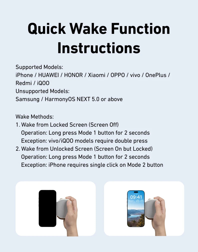 TELESIN Phone Camera Shoot Hand Grip Magnetic Smart Phone Holder Shooting Aid Remote Control Handle For Iphone Android Phone