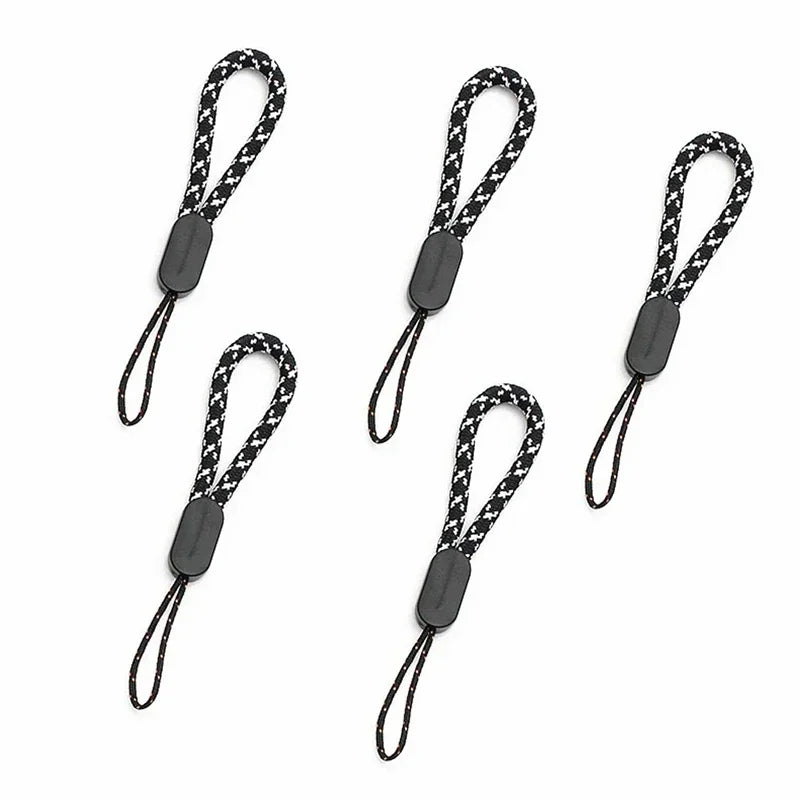 3/5Pc Hand Wrist Lanyard String Short Grip Lanyard Mobile Phone Strap for  Flash Drive Keychain