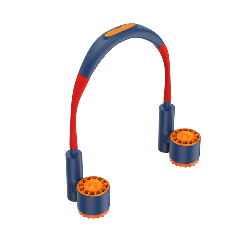 Hanging Neck Fan Type-C Charging 2400mAh Battery Portable Small Halter Turbine FanNo Noise Fan for Outdoor Travel Sport