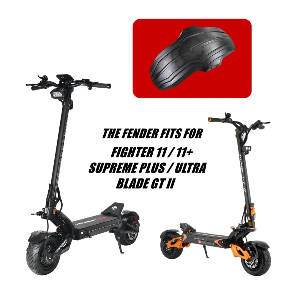 Original TEVERUN 11-Inch Fender for FIGHTER 11 11+ SUPREME PLUS ULTRA BLADE GT II Electric Scooter Mudguard Front And Rear Wheel