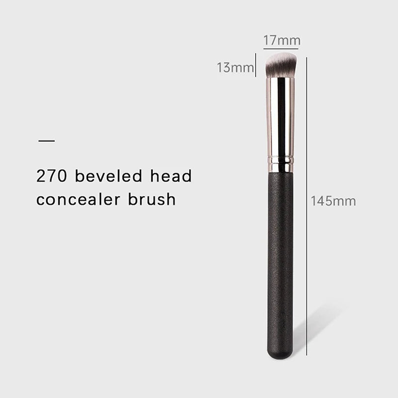Makeup Brushes Foundation Concealer Angled Seamless Cover Synthetic Dark Circle Liquid Cream Cosmetics Contour Brush Beauty Tool