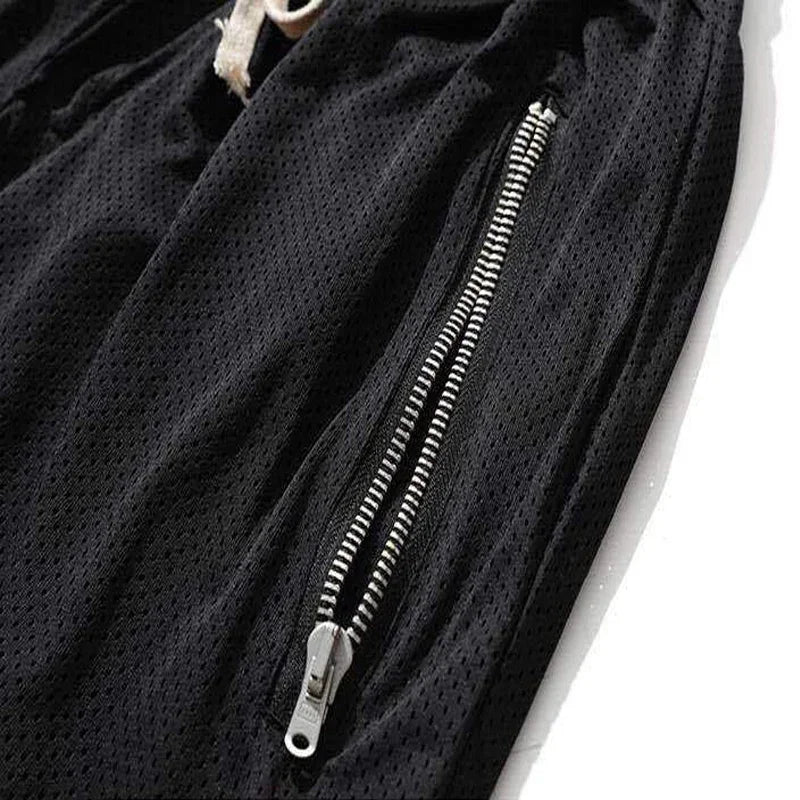 2026 NEW Summer Basketball Men Loose Sport Shorts Quick Drying Mesh Sports Five-point Pants Oversized Sports Shorts