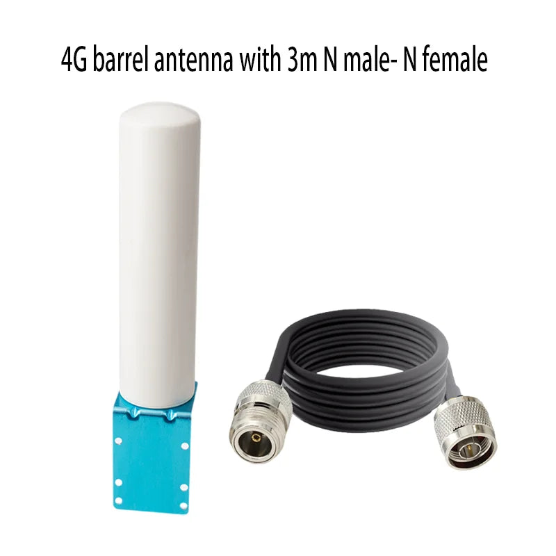 700-2700mhz 10dbi signal repeater Antenna With 3m Cable 4g LTE Outdoor Barrel Omni External Network Amplifier Router Antenna