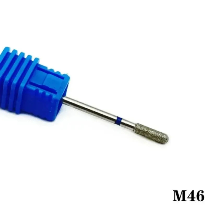 Flame Cone Cuticle Clean Nail Drill Bit 3/32'', Professional Safety Carbide Diamond Nail Bit Nail Cleaner for Cuticle Dead Skin
