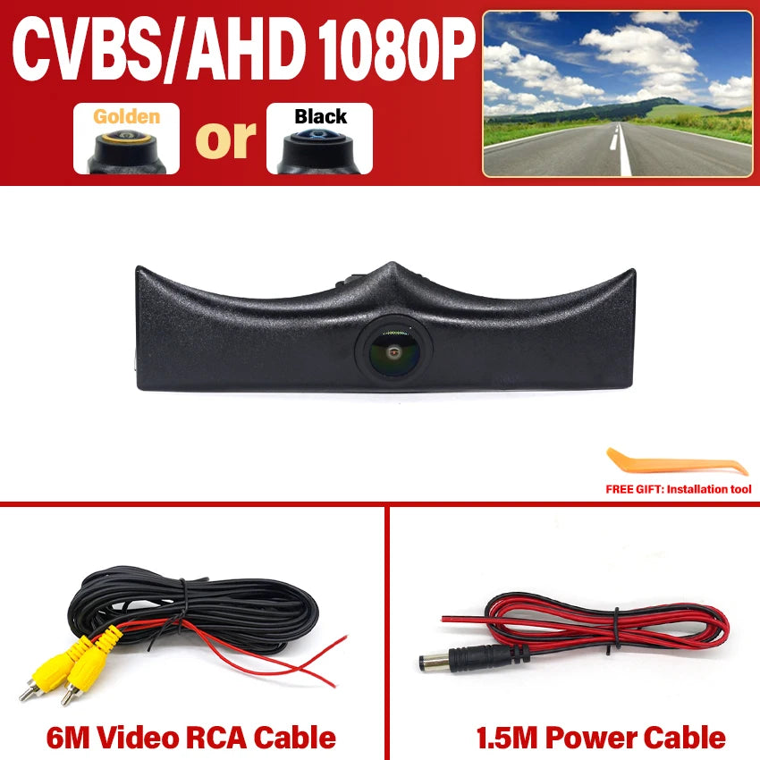 Car Front Camera For Audi A4 A4L B8 B9 2017 2018 Not Fit B5 B6 B7 Car Special Front HD Camera High Quality Waterproof CCD HD