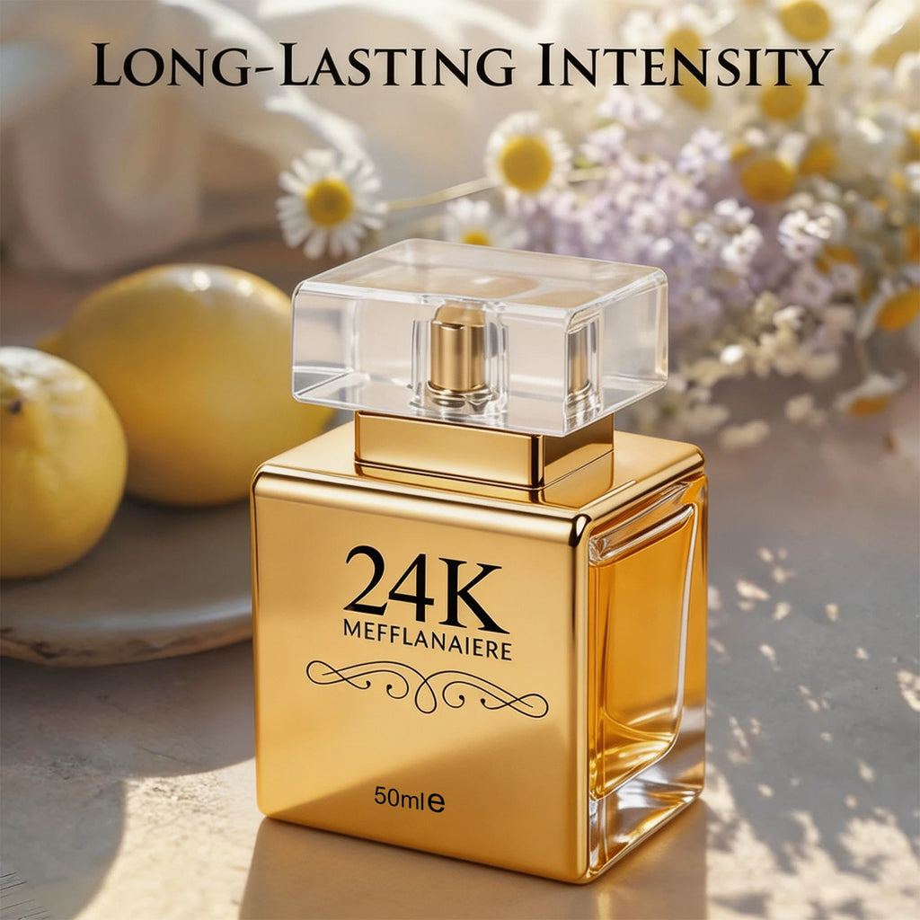 24K Glod Perfume for Women，Long Lasting Perfume Spray，Romantic, Seductive fragrance，Romantic Scent with Notes of Berry and Jasmine。