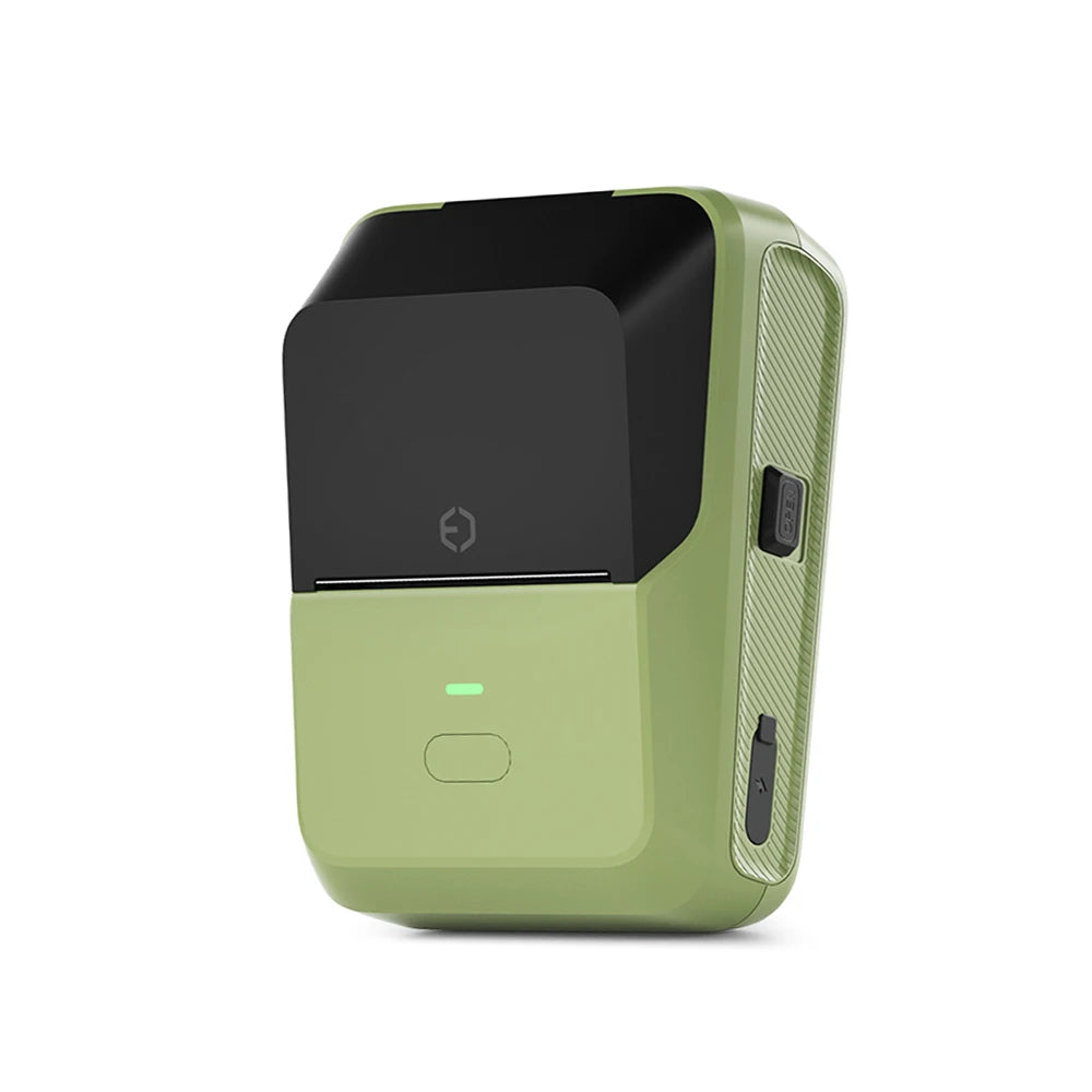 P2 Mini Thermal Label Printer Self-adhesive Food Stickers Bluetooth Maker Pocket Name Price Barcode Business Labeling Machine