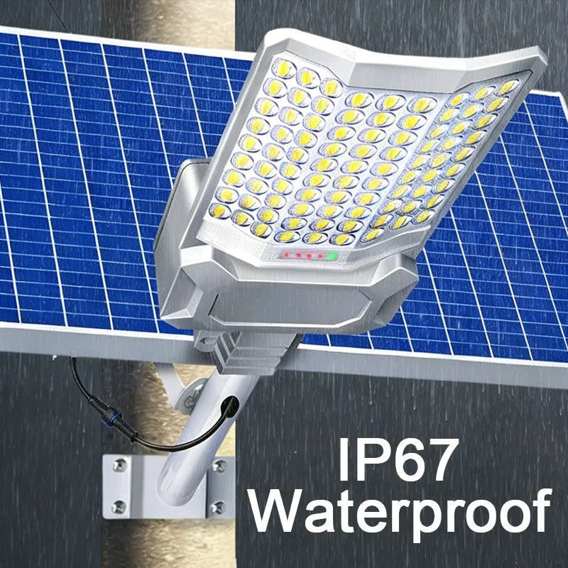 12000W Solar Lamp Solar Street Light Outdoor LED Solar-Powered Driveway Lighting System for Garden Parking Lot Square Road Yard
