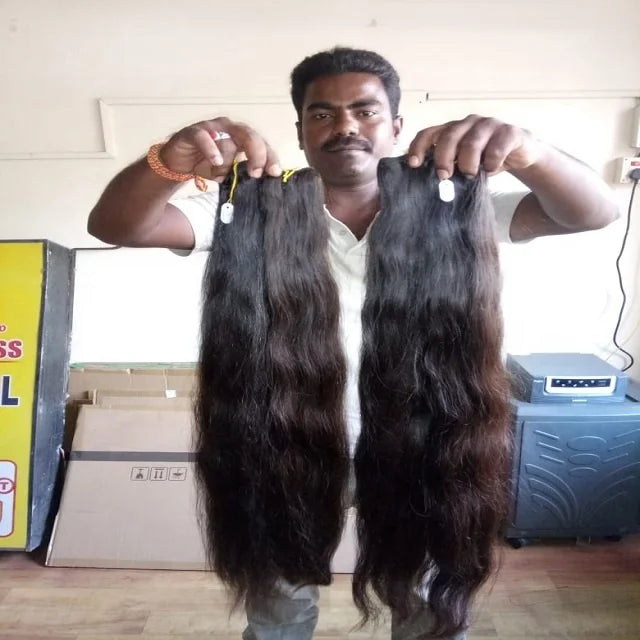 Indian Water Wave Braid Hair Bundle Wholesale Virgin Weave Raw Cuticle Aligned Super Double Drawn Human Hair Extensions