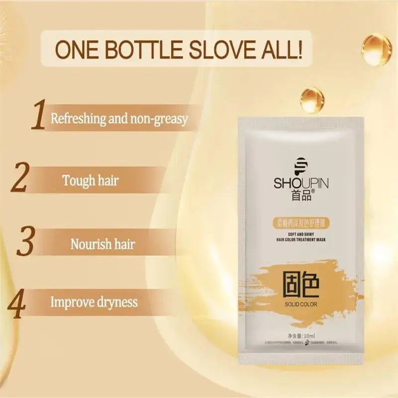Magic Lock Color Hair Mask Blonde Bleaching Yellow Remove Linen Gray Silver Effect Anti Brass Tones Hair Shampoo Care
