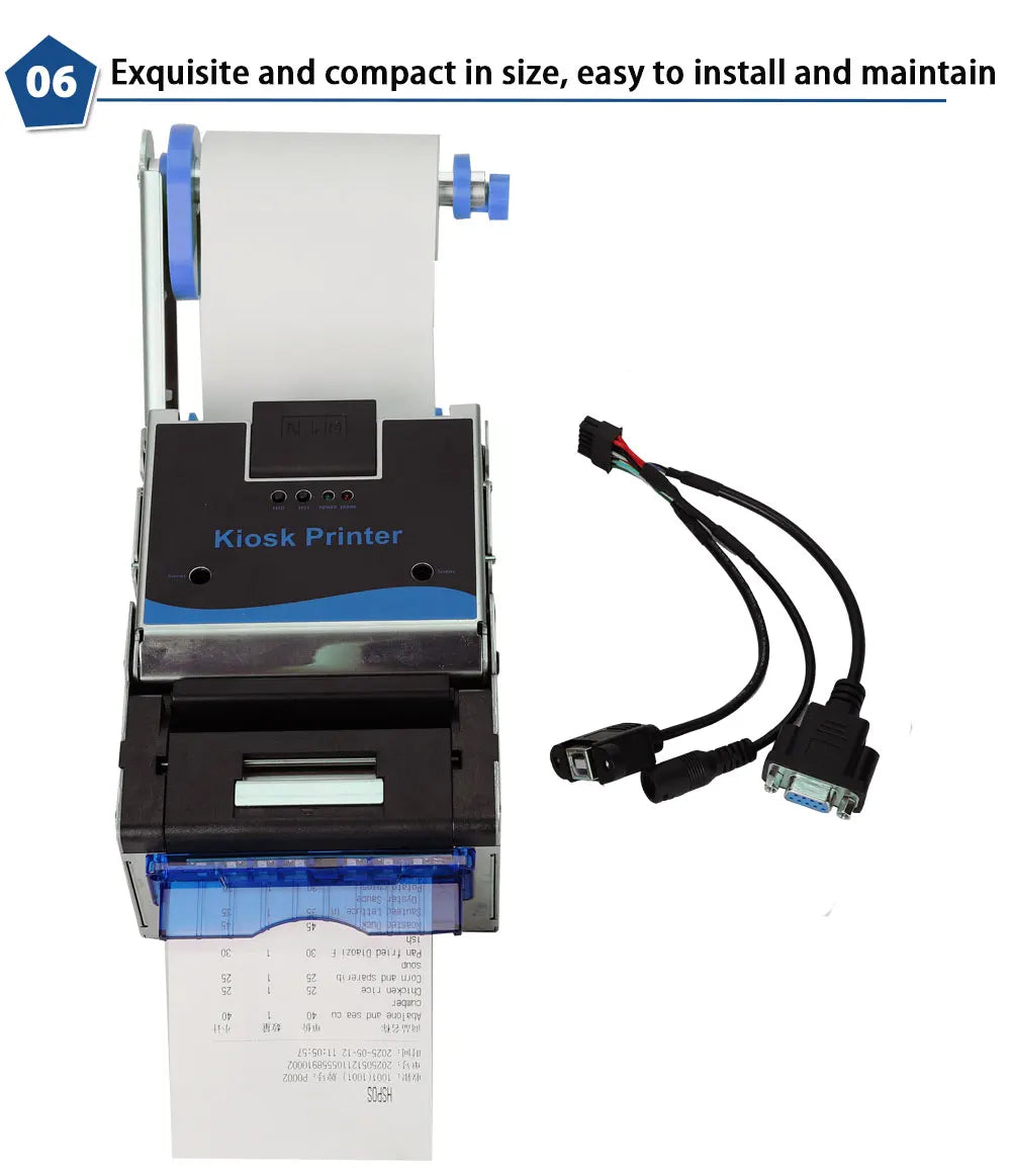 ATV&UTVThermal Receipt Printer with Automatic Ticket Recycling Function That Tickets Not Be Taken Will Be Recycled