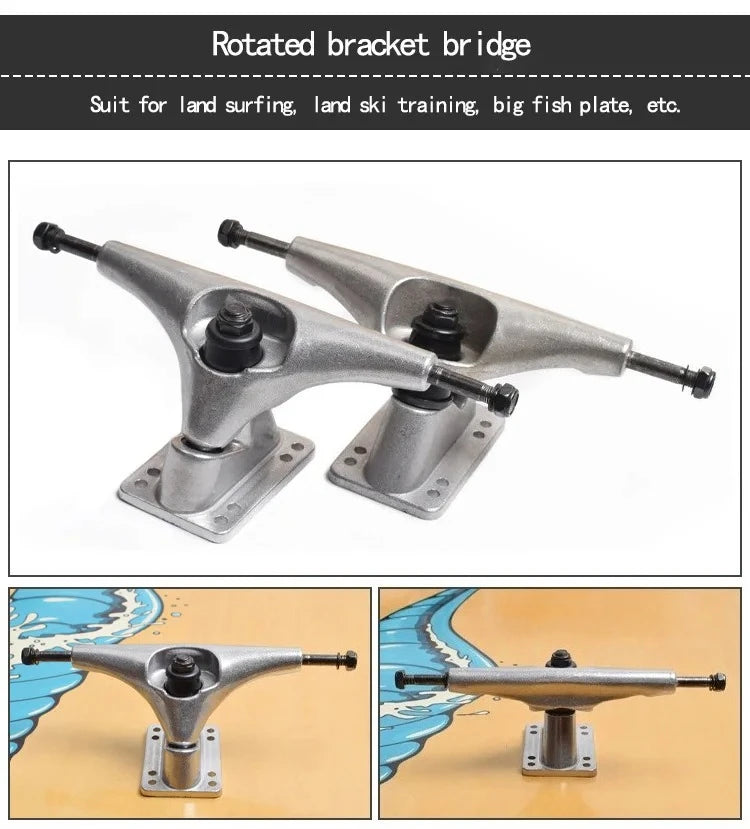 82cm Professional S7 P7 Carver Surf Land Skateboard Highly Smooth Maple Professional Land Surfboard Big Fish Board