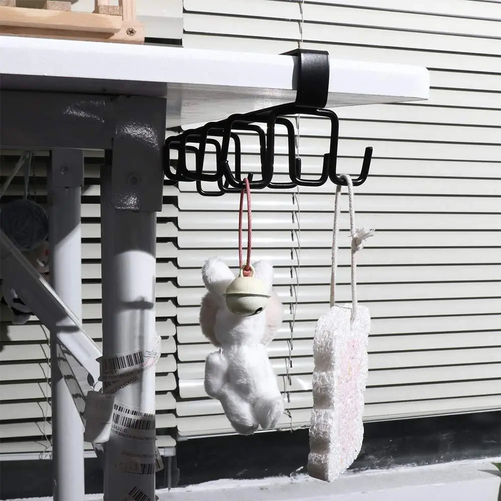 1 PCS Multifunctional Kitchen Organizer High Quality Double-row Cabinet Hook Durable Hanging Cup Holder