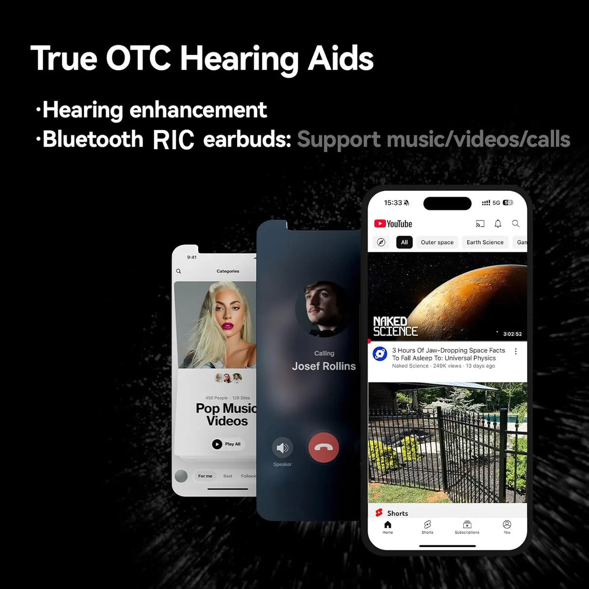 16 Channel Hearing Aid High Quality Bluetooth Hearing Aids Rechargeable for Deafness Intelligent Noise Cancelling Audifonos