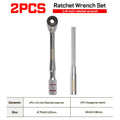 Geinxurn 1/4-inch Ratchet Wrench Set, Multi-Angle Design, Portable Hand Repair Tool Kit, for Confined Spaces & Daily Repairs