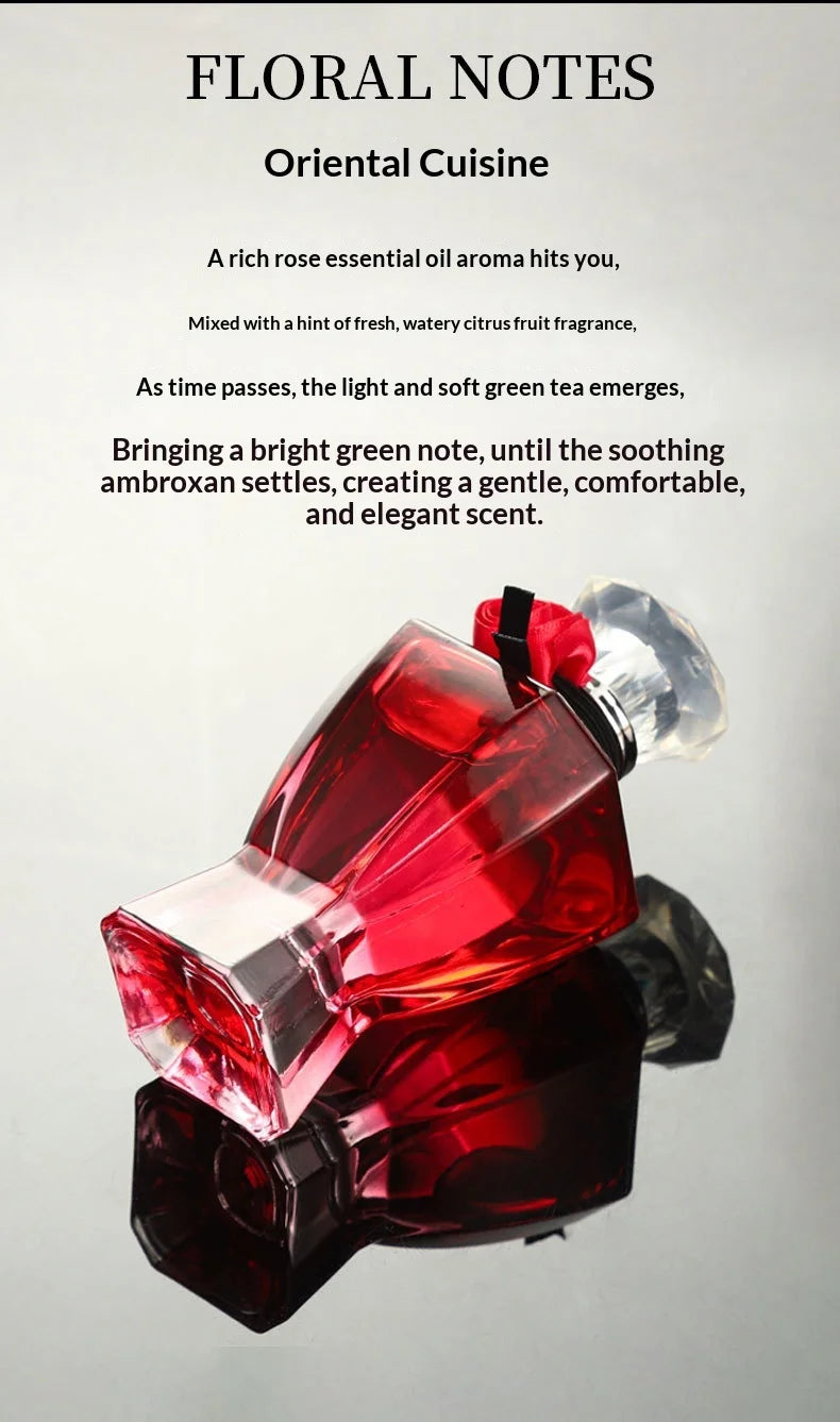 100ML Brand Perfume Musk Women Perfume Spray Long Lasting Rose Floral Fruity Light Fragrance Gentle Romance Gift